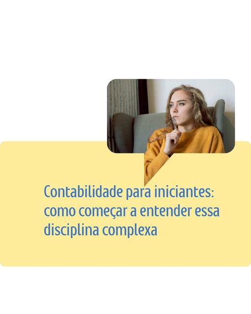 O um estudante deve aprender sobre a contabilidade